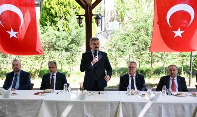 Uşak protokolü bayramlaşma töreninde buluştu