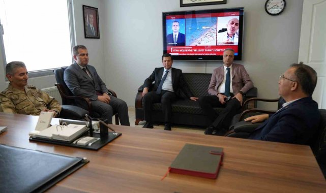 Vali Çeber'den İHA'ya ziyaret