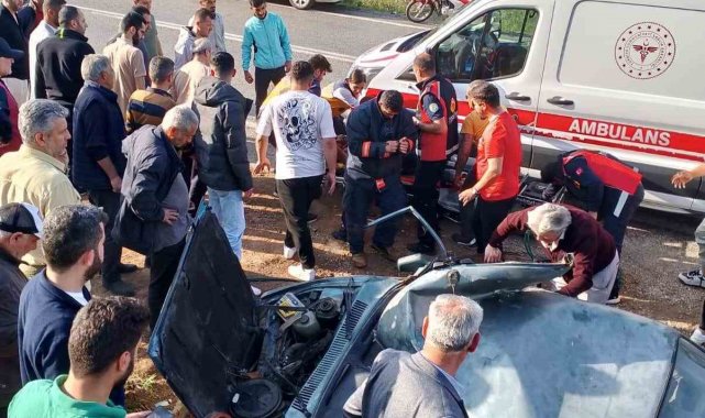Yalova'da kontrolden çıkan otomobil takla attı: 1 yaralı