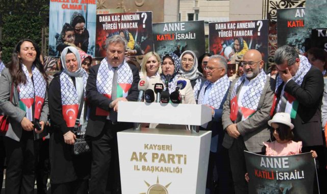 AK Partili kadınlar Filistinli anneler için toplandı