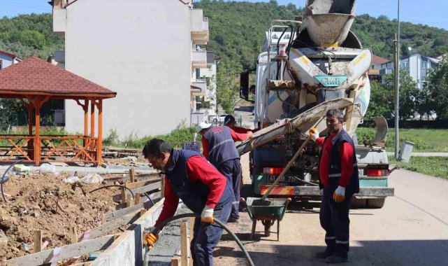 Alikahya'daki park ve oyun alanında sona doğru