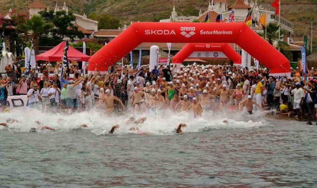 AquaChallenge Açık Su Yüzme Şampiyonası Marmaris'te tamamlandı