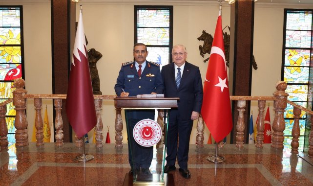 Bakan Güler, Katar Genelkurmay Başkanı Al-Nabet'i kabul etti