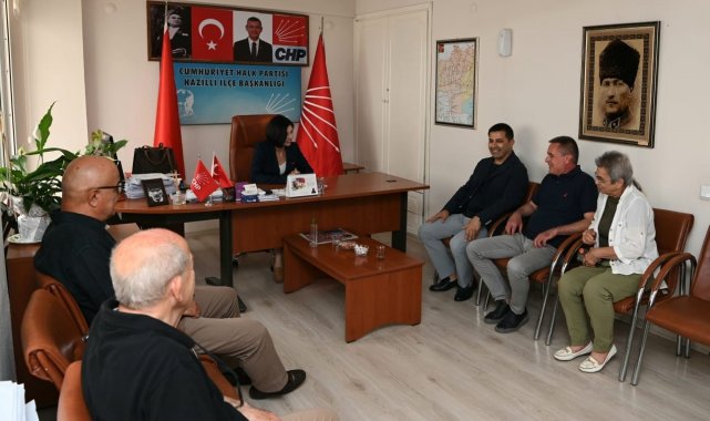 Başkan Günel, Nazilli Belediye Başkanı tetik ile görüştü