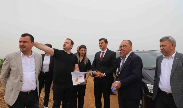 Başkan Zeyrek ve Akın'dan Turgutlu'da inceleme turu