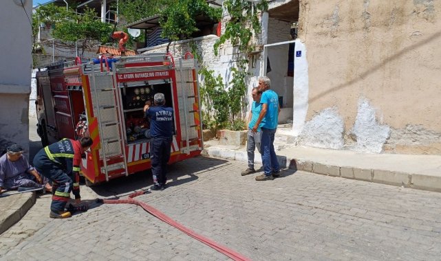 Belediye ekiplerinin dikkati, yaşlı kadını kurtardı