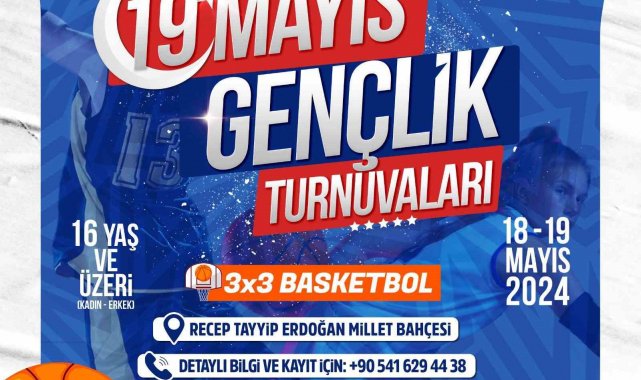 Büyükşehir'den Gençlik ve Spor Bayramı'na Özel "3x3 Basketbol" Turnuvası