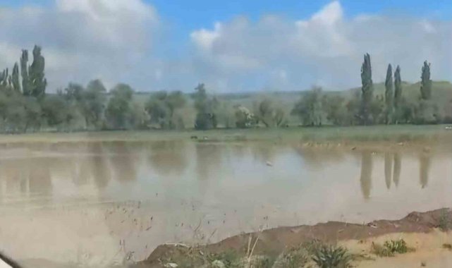 Çorum'da tarım arazileri sular altında kaldı