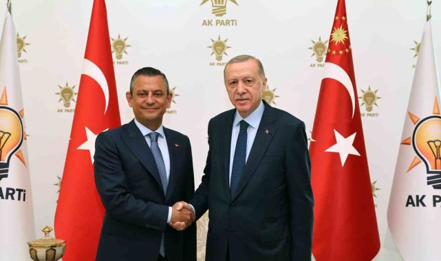 Cumhurbaşkanı Erdoğan, CHP Genel Başkanı Özel'i kabul etti