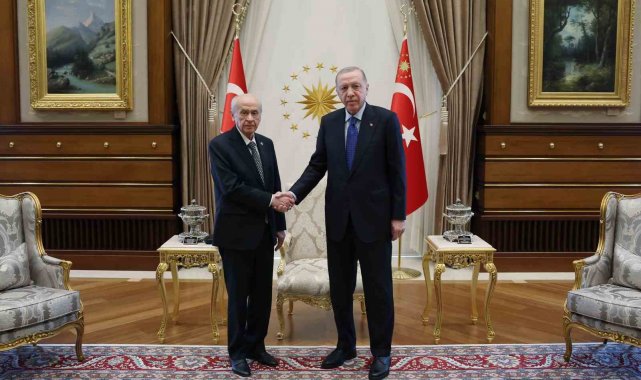 Cumhurbaşkanı Erdoğan, MHP Lideri Bahçeli ile görüştü