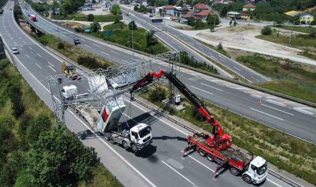 Damperi açık kalınca havada askıda kaldı