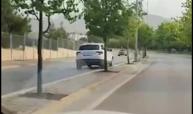 Denizli'de ters yönden giden sürücüye 7 bin TL ceza kesildi
