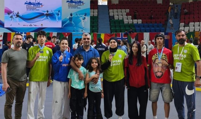 Depsaş Enerji sporcuları European Games Taekwondo'dan 6 madalya ile döndü