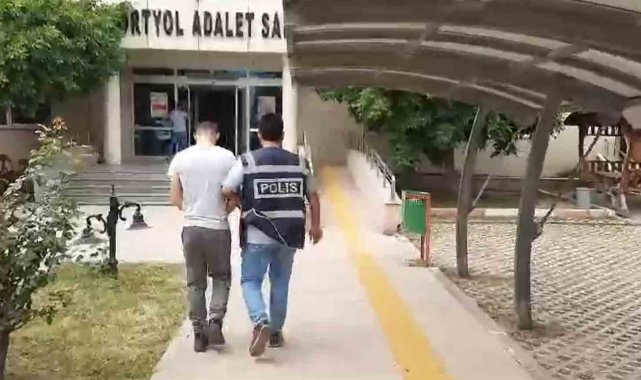 Dörtyol'da hırsızlık şüphelisi şahıs tutuklandı