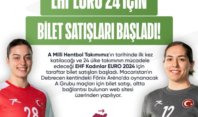 EHF Kadınlar EURO 2024 için bilet satışları başladı