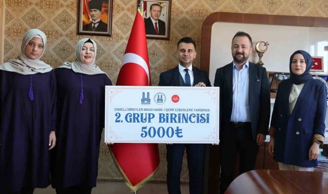 Erzurum'da 'Engelli bireyler arası Hadis-i Şerif ezberleme yarışması'