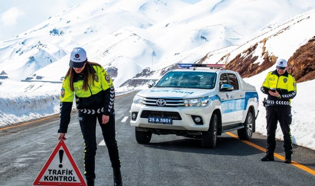 Erzurum'da kent merkezinde bir ayda 149 trafik kazası