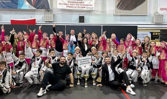 Gençlik ve Spor Kulübü, halk oyunları yarışmasına damgasını vurdu