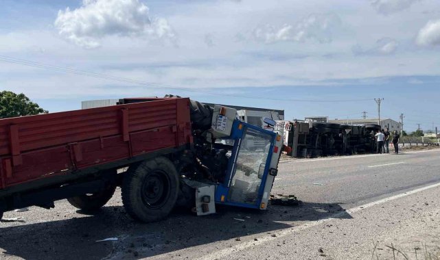 Gönen'de trafik kazası: 2 yaralı