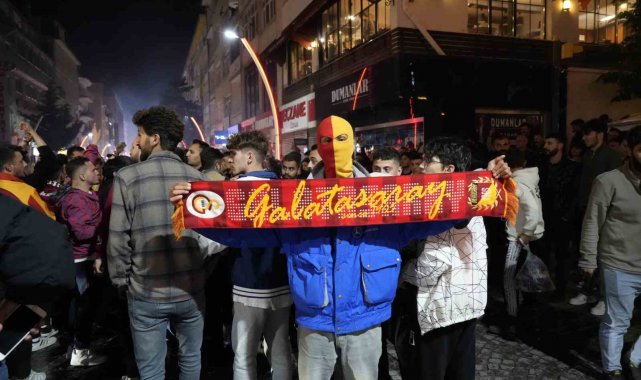Gümüşhane'de Galatasaray'ın şampiyonluğu coşkuyla kutlandı