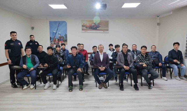 Güney Koreli itfaiyecilerden Nevşehir İtfaiyesi'ne ziyaret