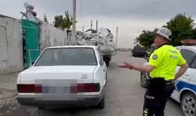 Gürültü kirliliğine sebep olan araçlar trafikten men edildi