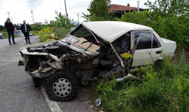 Hisarcık'ta trafik kazası: 2 yaralı