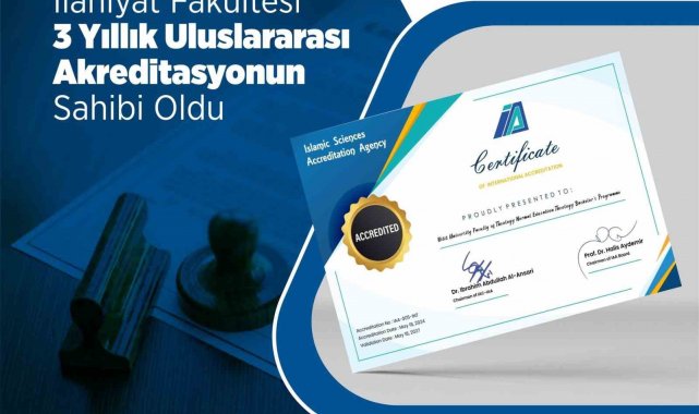 Hitit Üniversitesi İlahiyat Fakültesi'ne uluslararası akreditasyon