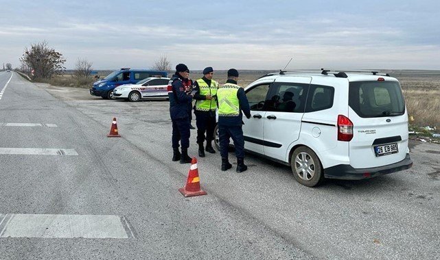 Jandarma ekiplerinin trafik denetimde 7 milyon TL ceza yazıldı