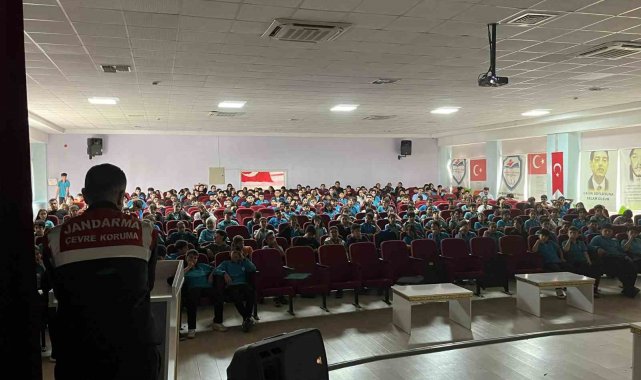 Jandarmadan 269 ilkokul öğrencisine çevre bilinci eğitimi