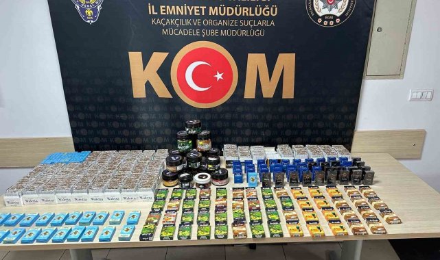 Kastamonu'da 12 bin makaron ele geçirildi
