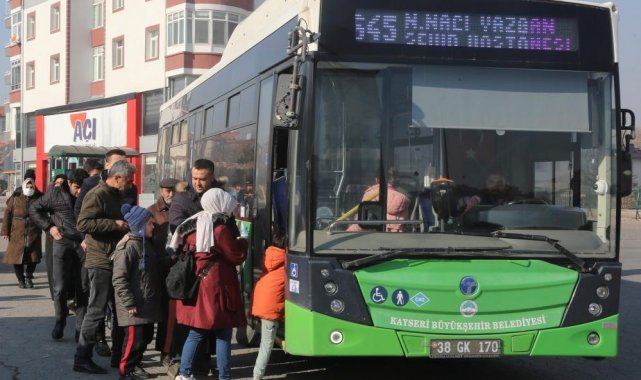 Kayseri'de toplu taşımaya zam