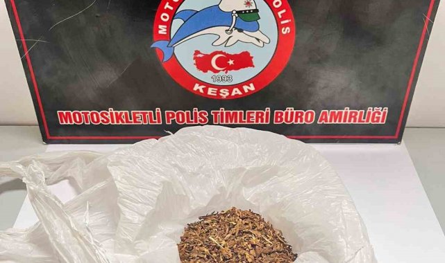 Keşan'da 2 şüphelinin üst aramasında 20,63 gram uyuşturucu ele geçirildi