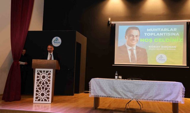 Koçhan'dan Maçkalı muhtarlara "Birlikte çalışmaya devam edeceğiz" mesajı