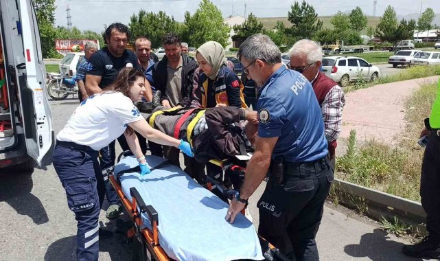 Konya'da motosiklet kazası: 1 yaralı