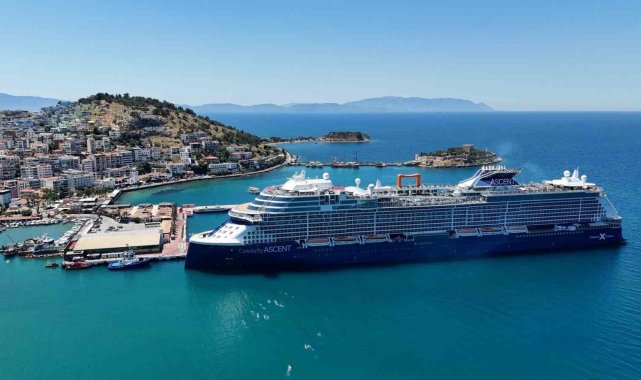 Kuşadası'nda kruvaziyer bereketi yaşanmaya devam ediyor