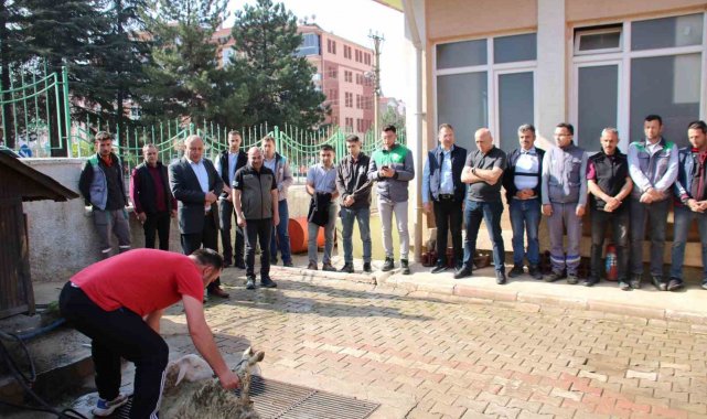 Kütahya Orman Bölge Müdürlüğünde 'kazasız bir yangın sezonu' için kurban kesildi