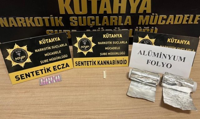 Kütahya'da uyuşturucu ticareti şüphelisi gözaltına alındı