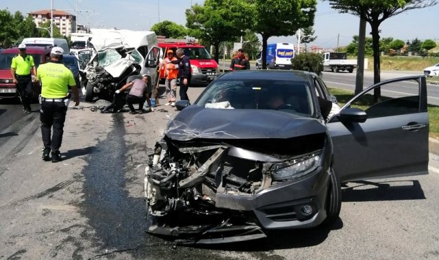 Malatya'da zincirleme kaza: 3 yaralı