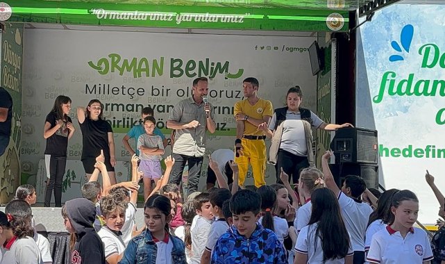 Marmarisli öğrenciler 'orman benim 'projesi ile buluştu