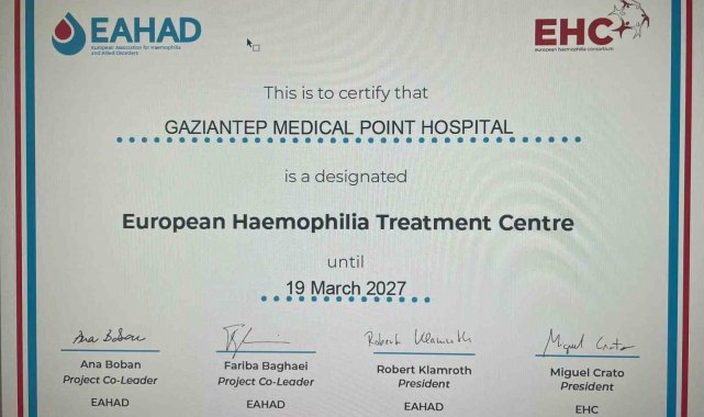 Medical Point Hastanesi'nde hemofili tedavisinde yeni bir adım