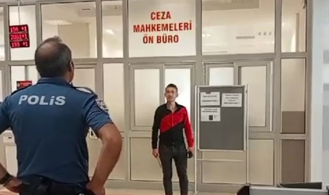 Mehdi olduğunu öne süren şahıs adliyede bıçaklı eylem yaptı