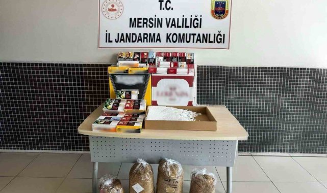 Mersin'de 28 bin adet makaron ele geçirildi