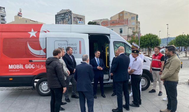 Mobil Göç Noktası Araçları Çanakkale'de