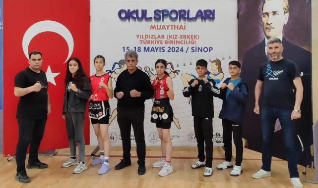 Muay-Thai sporcuları şampiyonadan dereceyle döndü