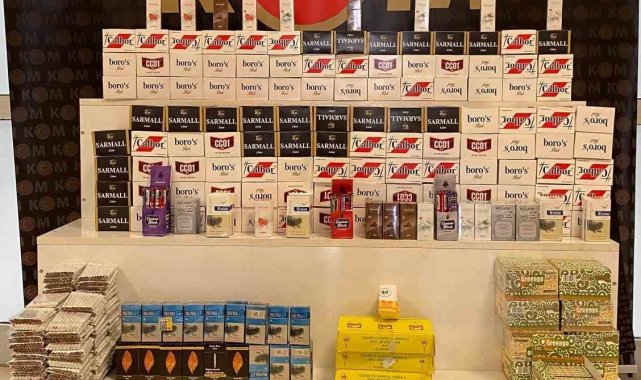 Muş'ta kaçak sigara ve tütün ele geçirildi