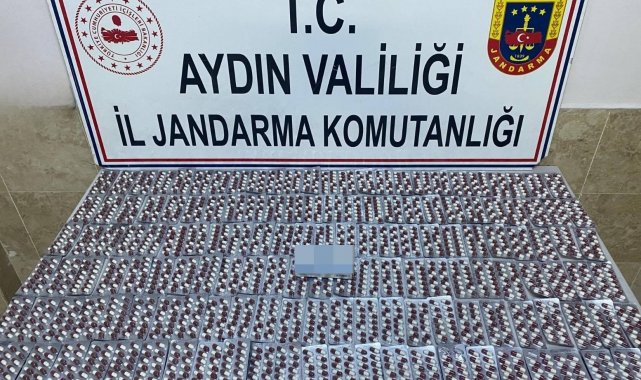 Nazilli'de 3650 sentetik hap ele geçirildi