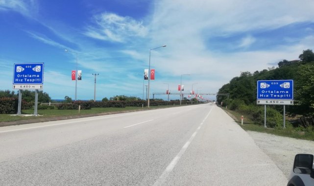 Ordu'da Ortalama Hız İhlal Tespit Sistemi 1 Haziran'da başlıyor