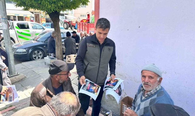 Orman yangınlarını önlemek için karış karış gezip bilgilendirdiler