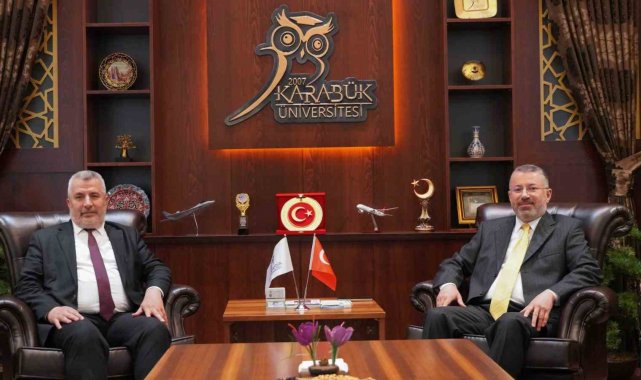 ÖSYM Başkanı Ersoy, Rektör Kırışık ile görüştü